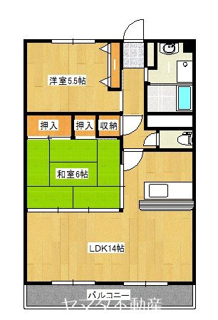 ハーバルコート 間取り図