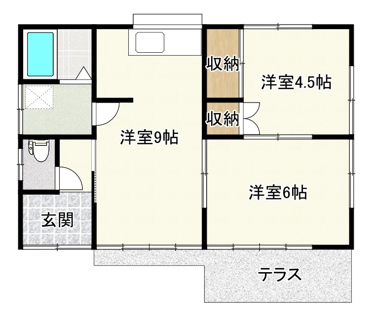 富岡市富岡戸建（1794-1） 間取り図