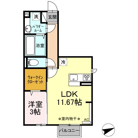 エクシブ高崎 間取り図