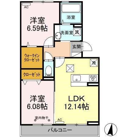 グリーングラス 間取り図