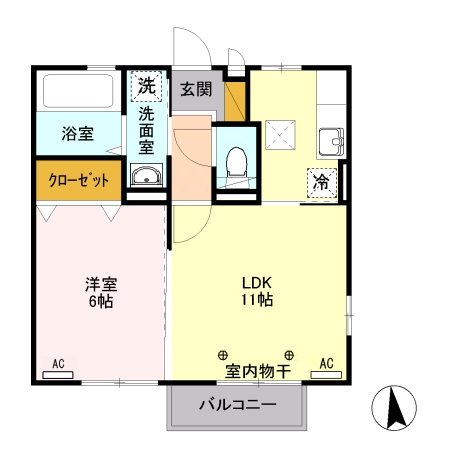プチアリス 間取り図