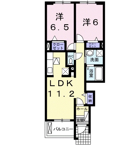 ミュウ　スマイリー 間取り図