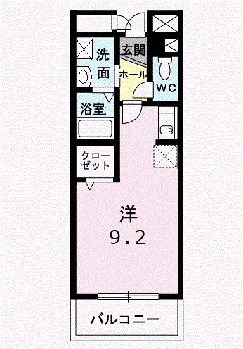 グロウステイト　Ｅ 間取り図