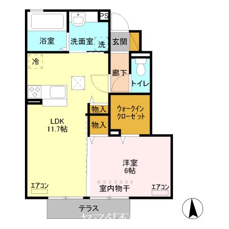 アーバンハイツ 間取り図