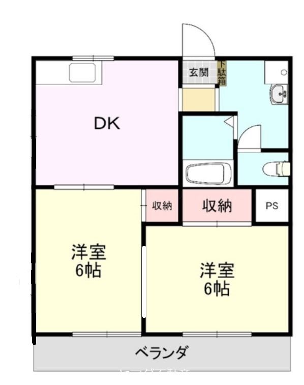 メロータウン　3 間取り図