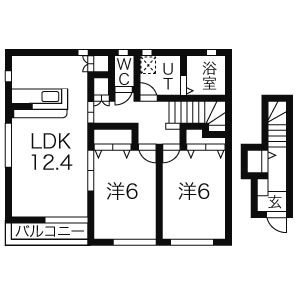 アオ・アクア 間取り図