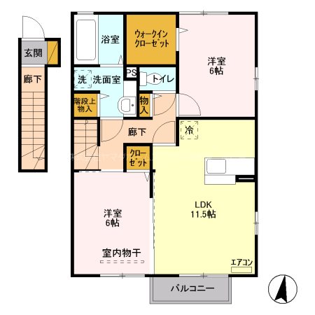 ウィステリア 間取り図