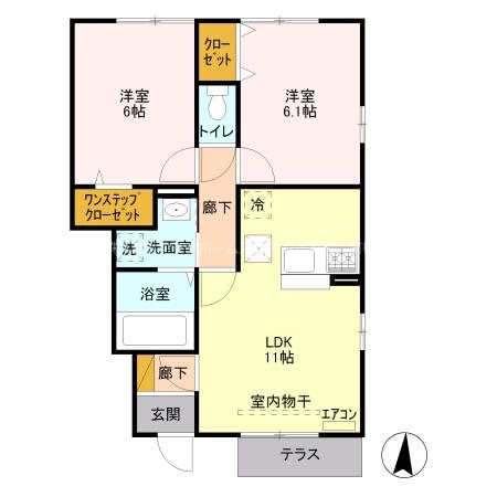 フェリーチェ 間取り図