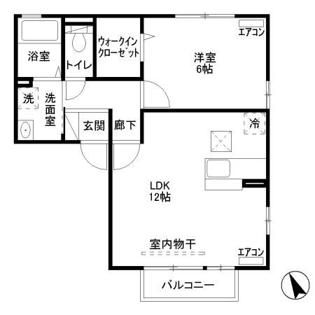 フェルメール21 間取り図