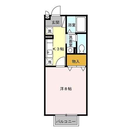 セレーノＢ 間取り図