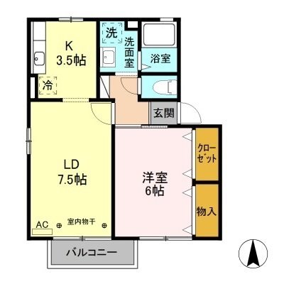 高崎グリーンハイツⅤ　 間取り図