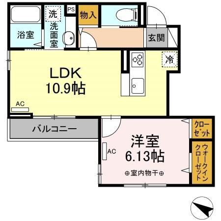 コンフォート下小鳥 間取り図