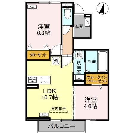 ブレイブコート 間取り図