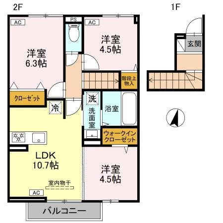 ブレイブコート 間取り図
