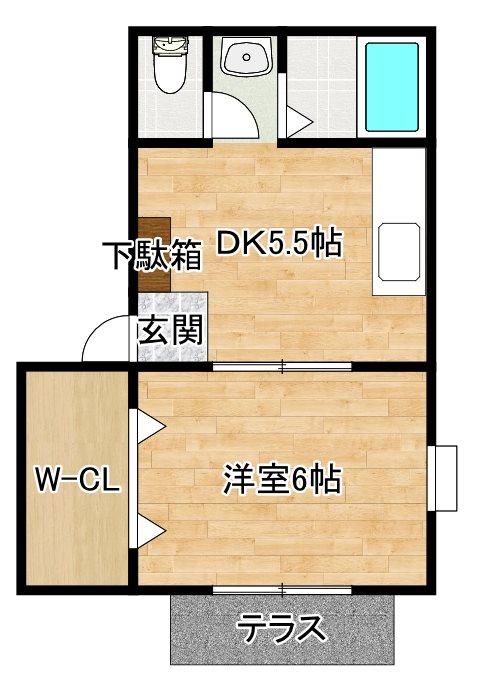 コンフォートハイツ 間取り図