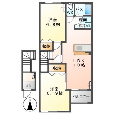 Ｉ&amp;rsquo;sベルポートⅡ 間取り図