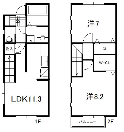 ルミエール中尾町 間取り図
