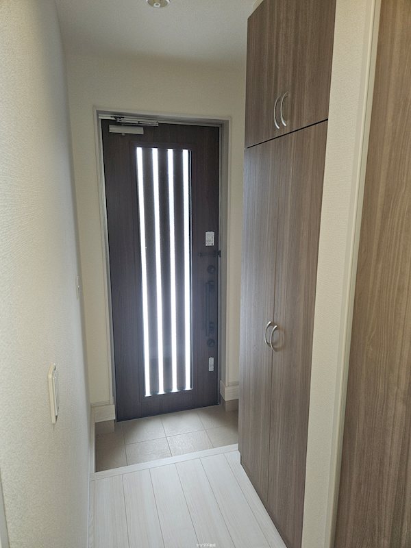 前橋市アパート 玄関