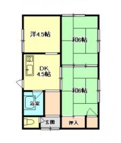 五輪商事貸家 間取り図