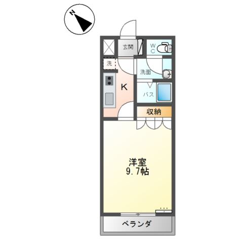 キャトルレーヴ 間取り図
