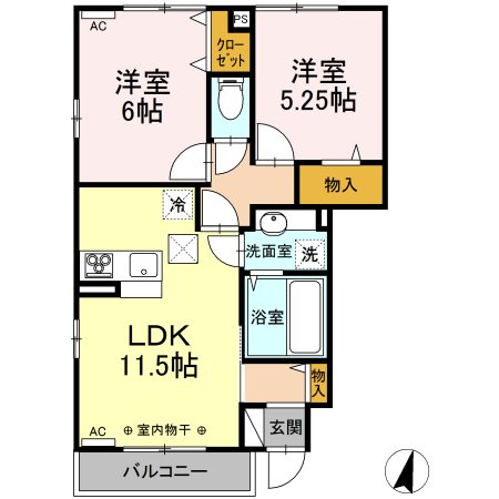 ブライトフォーチュン 間取り図