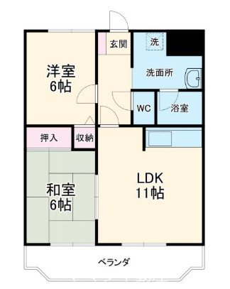 キャトルセゾンⅡ 間取り図