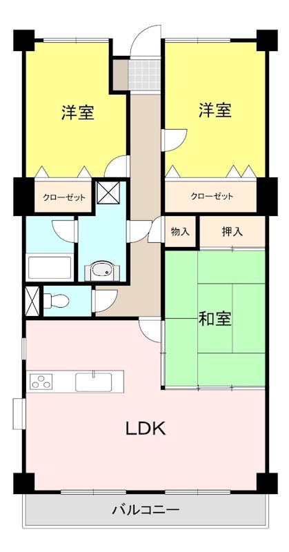 ローズガーデン前橋 間取り図