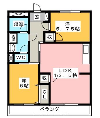 寺澤ハイツ 間取り図