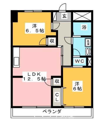 寺澤ハイツ 間取り図