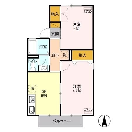 パインツリーＣ 間取り図