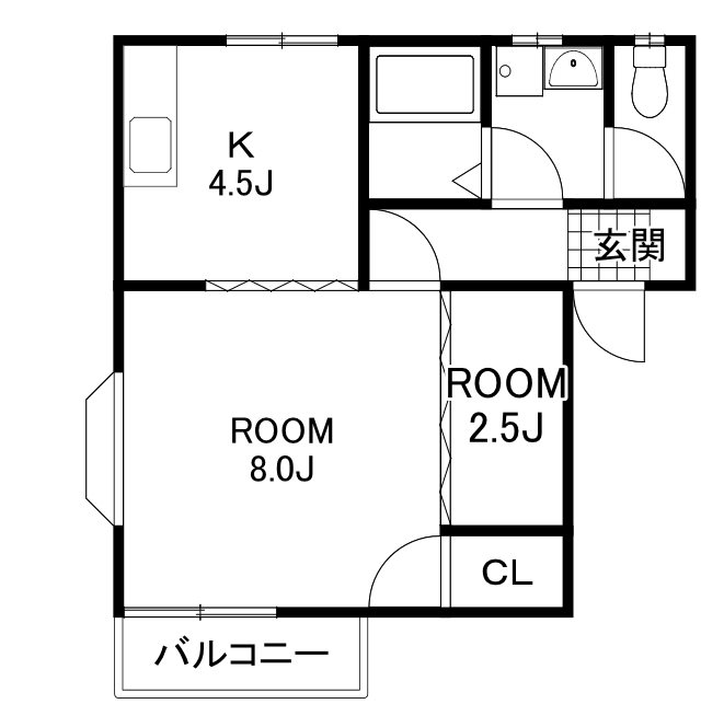 ハイツリッチ前橋 間取り図