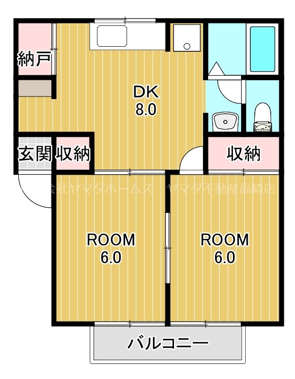 ポポラーレ 間取り図