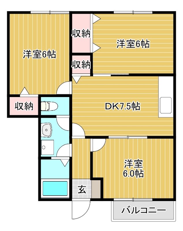 ソフィアⅠ 間取り図