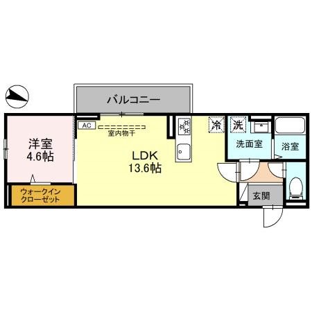 D-ROOM台新田町 間取り図