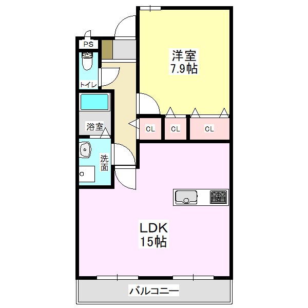 グリーンパークAya 間取り図