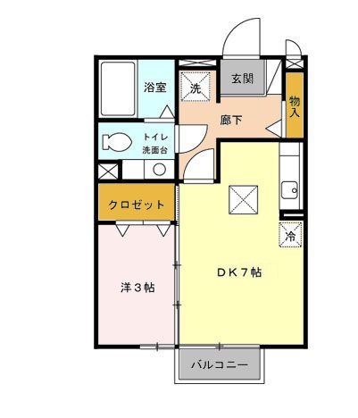 フィーノA 間取り図
