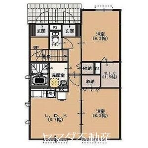 T&amp;#39;s Garden B 間取り図