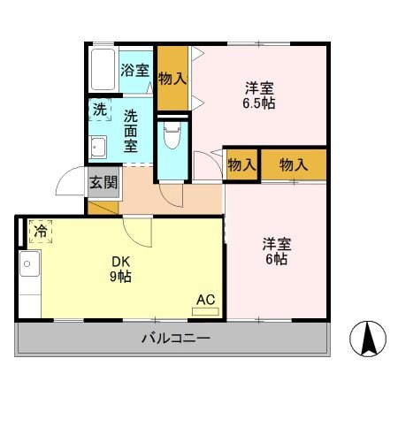 ルビナスⅢ 間取り図