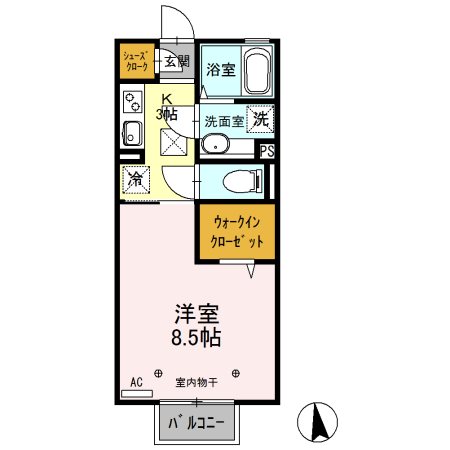 コモドA・B 間取り図