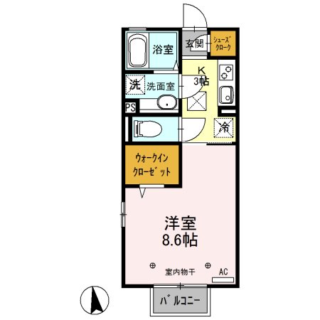 コモドA・B 間取り図