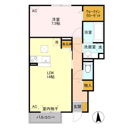 サンクブランシュ 間取り図