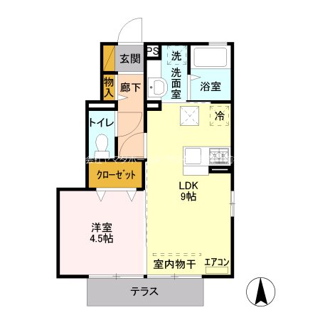 エトワール・ベガ 間取り図