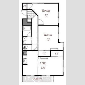 リエス前橋大島 間取り図