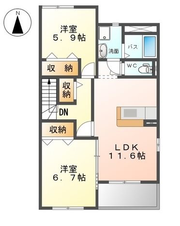 ピュアステージB 間取り図