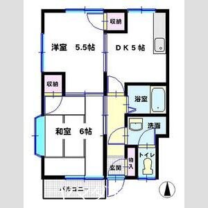 増田ハイツA 間取り図
