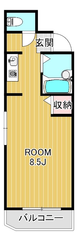 高崎中央マンション 間取り図