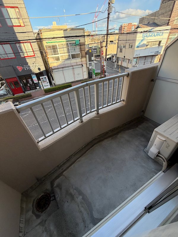 高崎中央マンション ベランダ