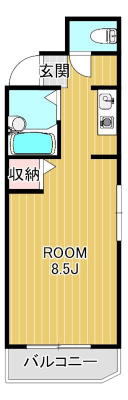 高崎中央マンション 間取り図