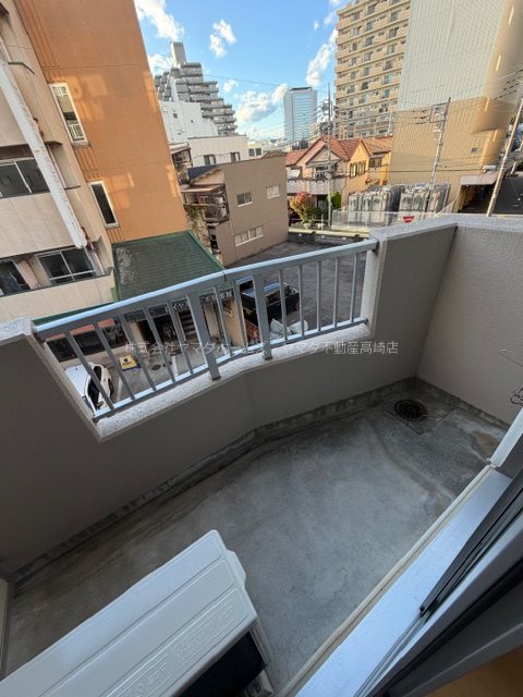 高崎中央マンション ベランダ