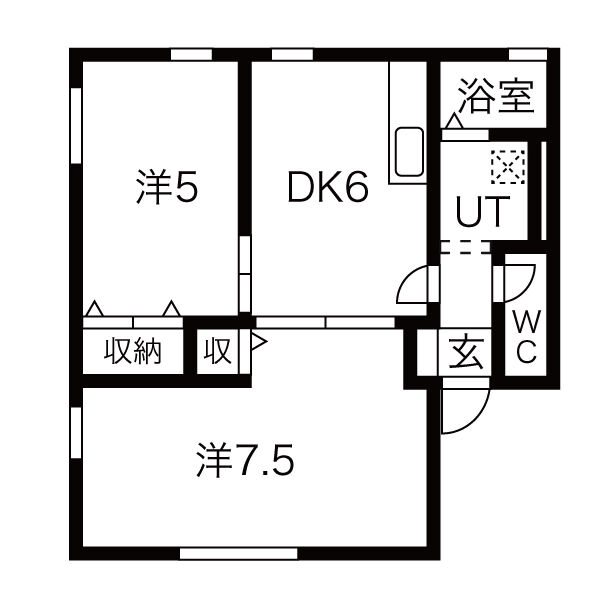 レトア絹香A 間取り図